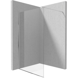 Ścianka prysznicowa / walk-in systemu Kerria Plus - 120 cm chrom