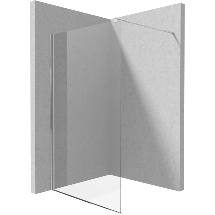 Ścianka prysznicowa / walk-in systemu Kerria Plus - 120 cm chrom