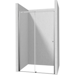 Drzwi prysznicowe 140 cm - przesuwne chrom KTSP014P