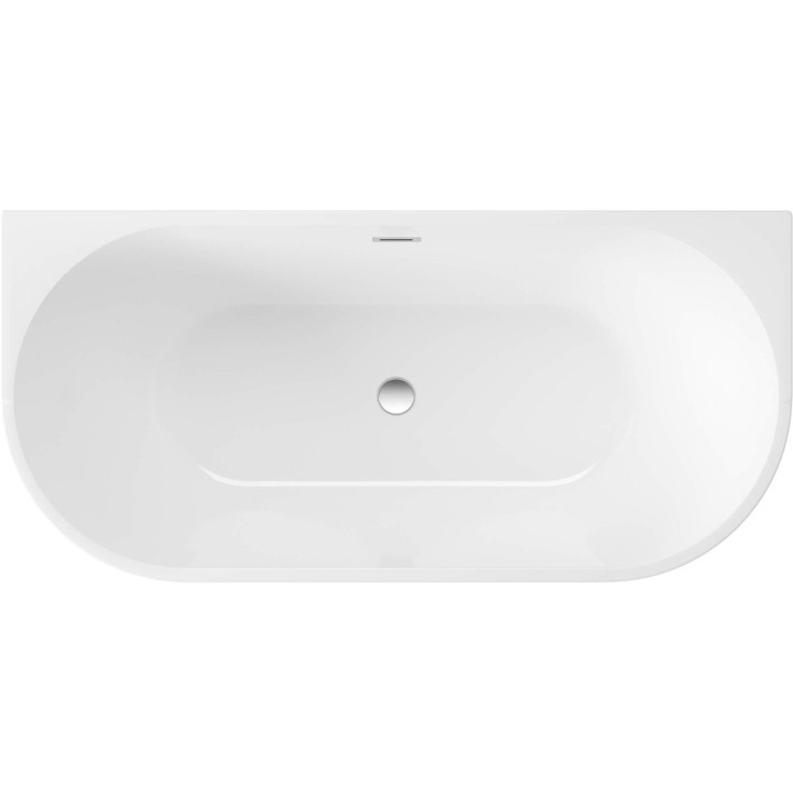 Wanna akrylowa przyścienna/wolnostojąca - 160 cm biały KDS 016W