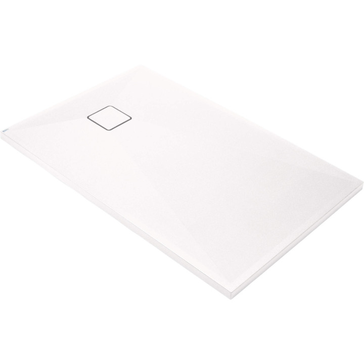 Brodzik granitowy prostokątny 90x70 cm biały KQR A71B