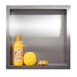 WALL-BOX ONE - Półka wnękowa INOX 30x30x7 cm – Balneo