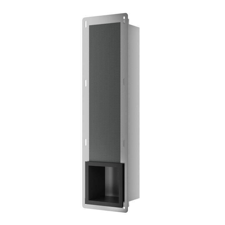 WALL-BOX PAPER-3 Black - Magazynek na papier czarny – Balneo