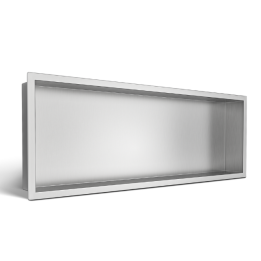 WALL-BOX ONE - Półka wnękowa INOX 90x30x7cm – Balneo