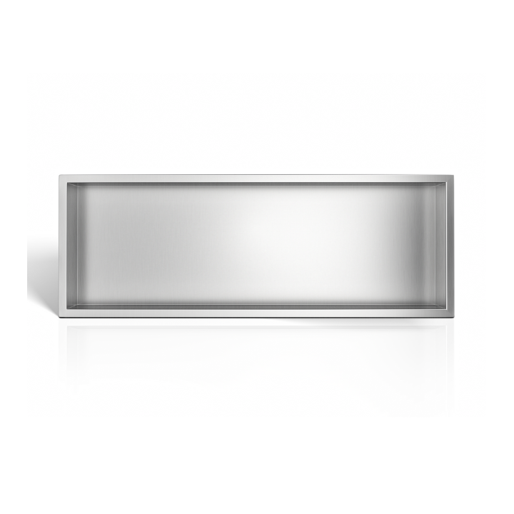 WALL-BOX ONE - Półka wnękowa INOX 90x30x7cm – Balneo