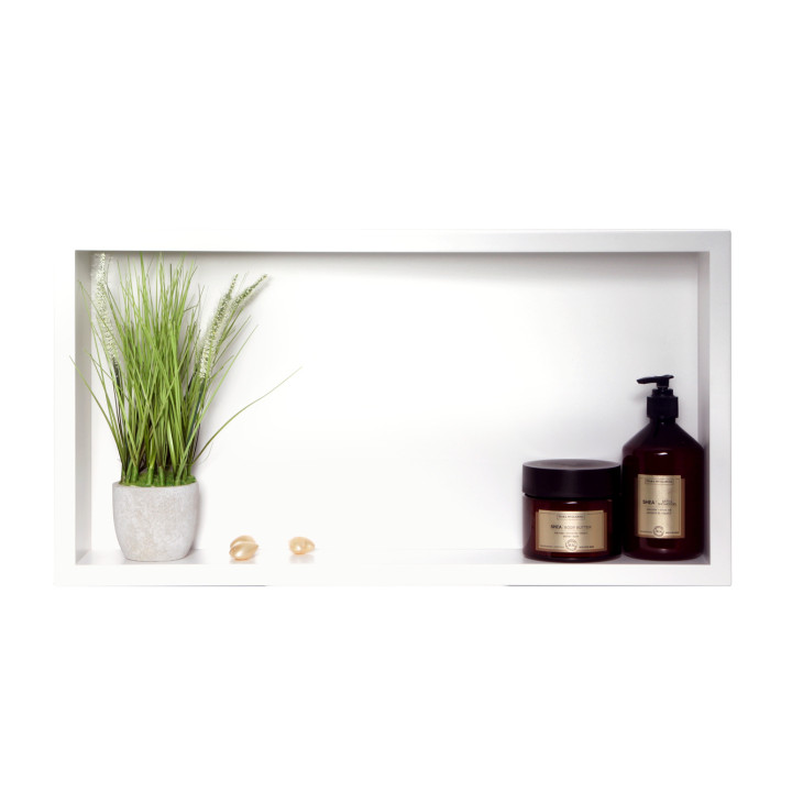 WALL-BOX ONE White - Półka pojedyncza biała 60x30x7 cm