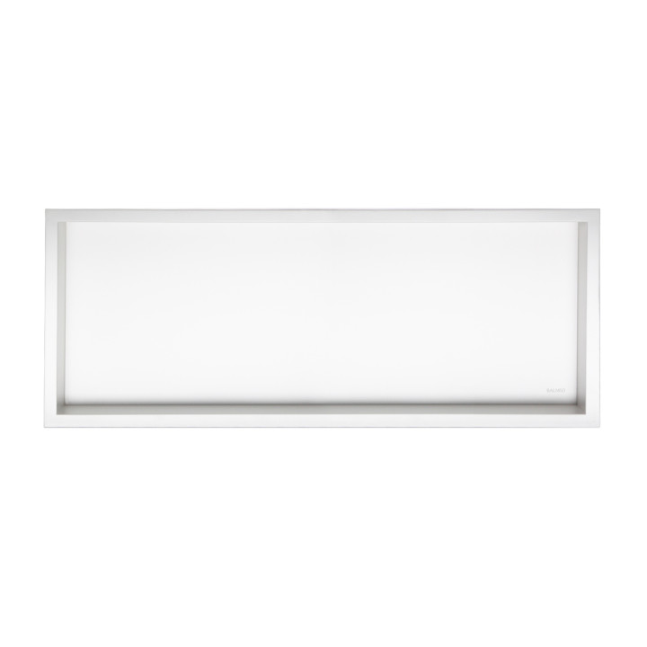 WALL-BOX ONE White - Półka pojedyncza biała 90x30x10 cm – Balneo