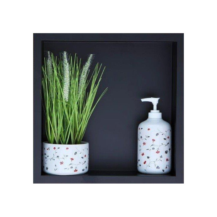 WALL-BOX ONE Black - Półka pojedyncza czarna 30x30x10 cm – Balneo