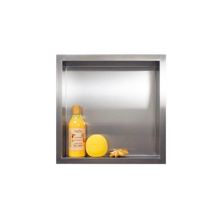 WALL-BOX ONE - Półka wnękowa INOX 30x30x10 cm – Balneo