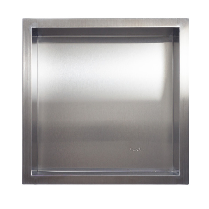WALL-BOX ONE - Półka wnękowa INOX 30x30x10 cm – Balneo