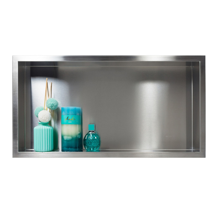 WALL-BOX ONE - Półka wnękowa INOX 60x30x10 cm – Balneo