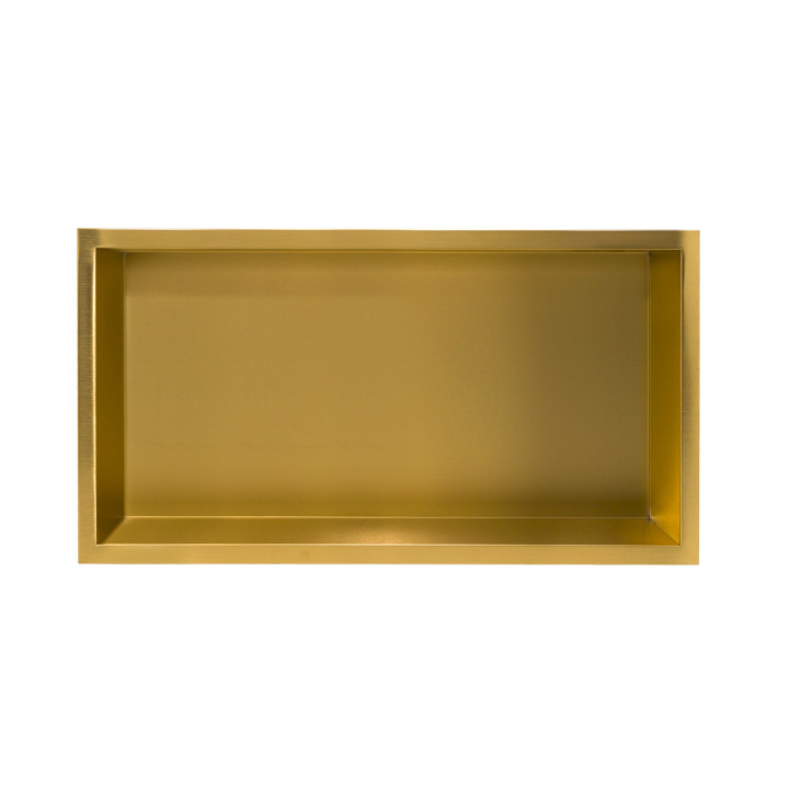 WALL-BOX ONE Gold / Brass - Półka pojedyncza złota 60x30x7 cm