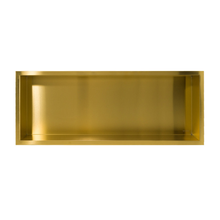 WALL-BOX ONE Gold / Brass - Półka pojedyncza złota 90x30x10 cm