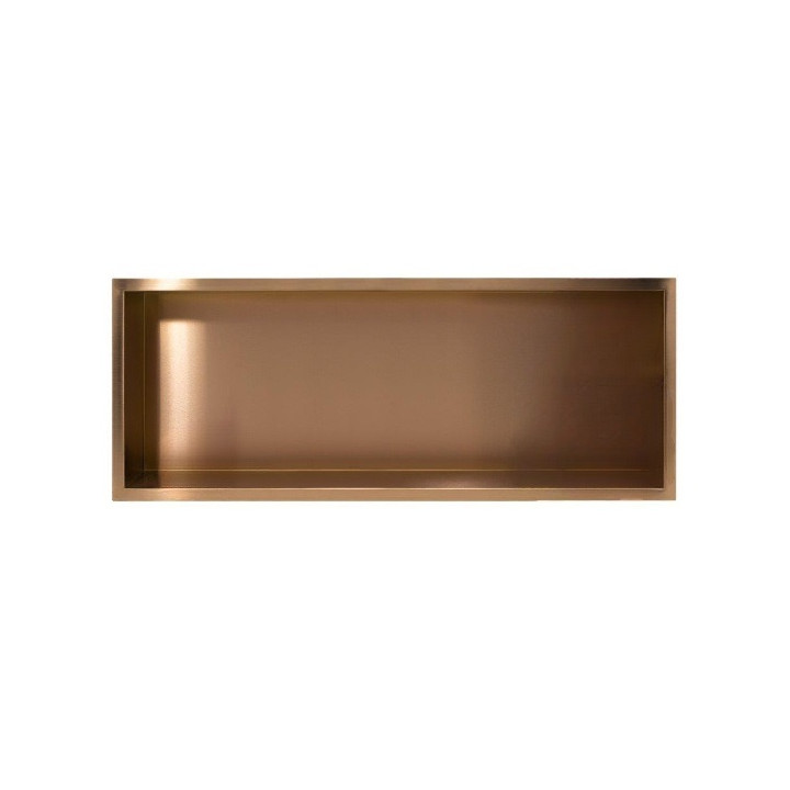 WALL-BOX ONE Copper - Półka pojedyncza miedziana 90x30x7 cm