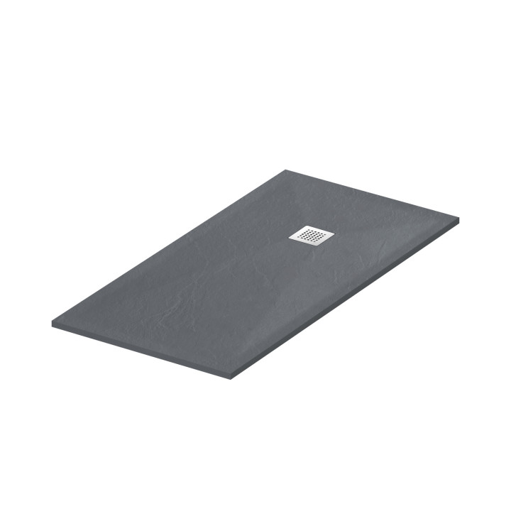 Stone Tray - Brodzik kompozytowy "F" Ciemnoszary 90x120x2,5