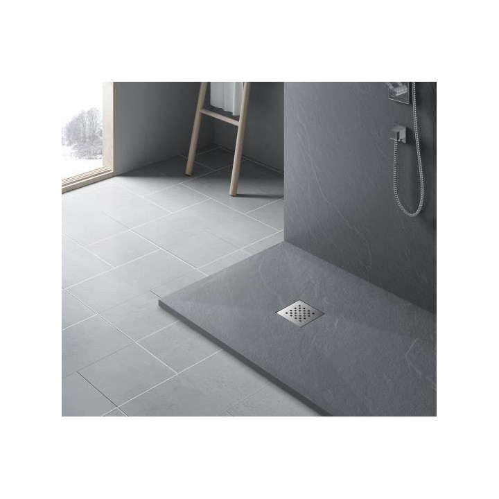 Stone Tray - Brodzik kompozytowy "F" Ciemnoszary 90x120x2,5