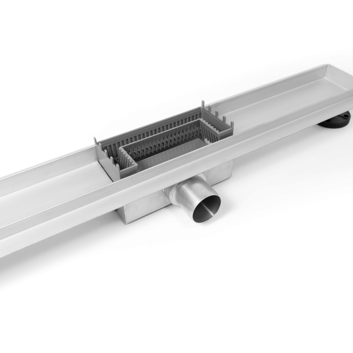 Duplex Next 2w1 Odpływ liniowy 130 cm dwustronny chrom – Balneo