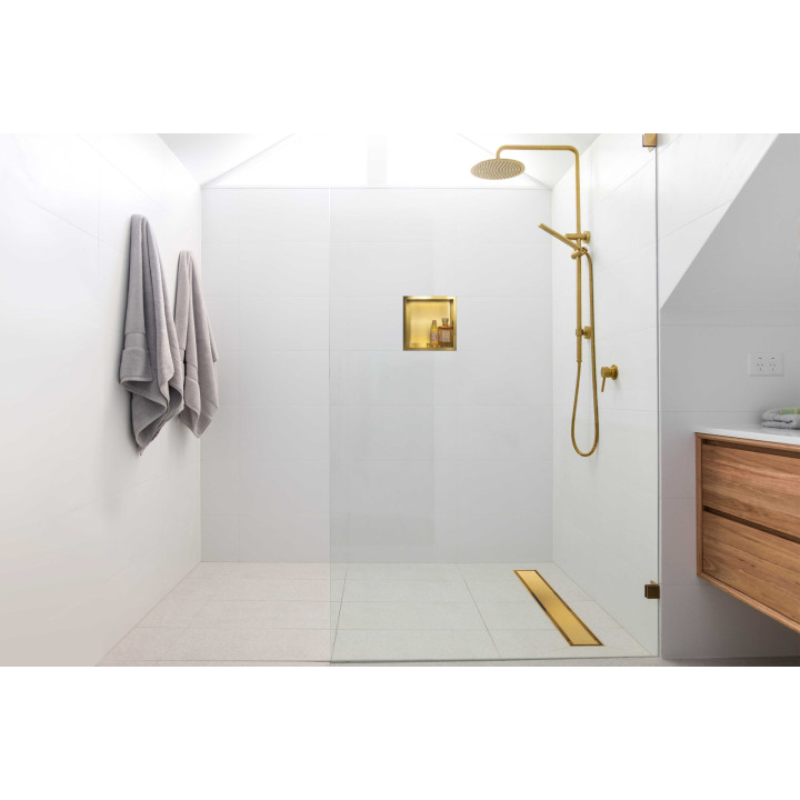 Duplex Next 2w1 Odpływ liniowy 80 cm dwustronny złoty
