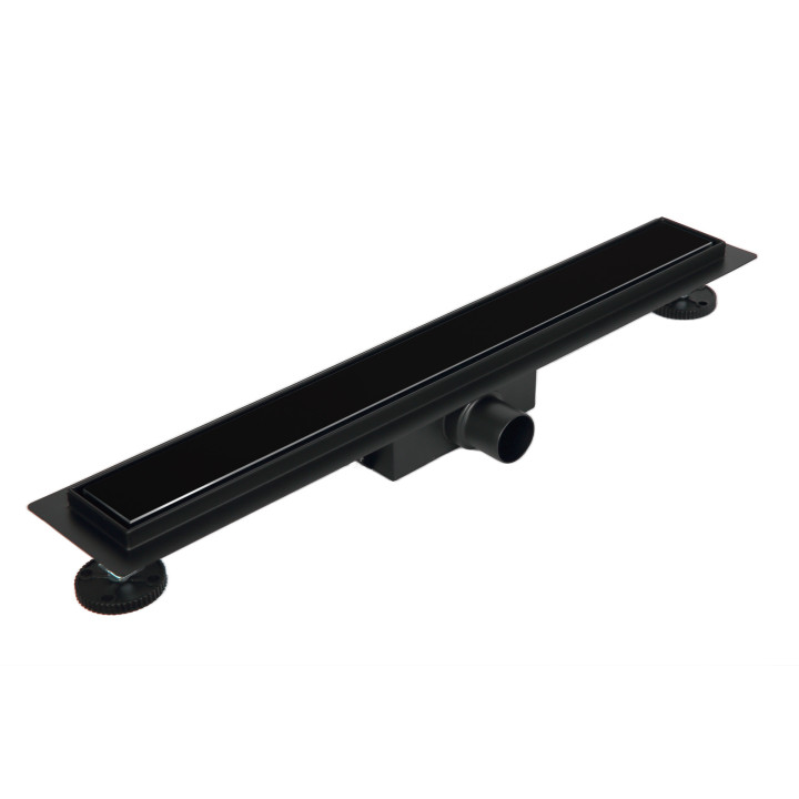 G-Drain Next Odpływ liniowy 60 cm ze szklanym panelem Double Dark