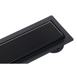 G-Drain Next Odpływ liniowy 70 cm ze szklanym panelem Double Dark