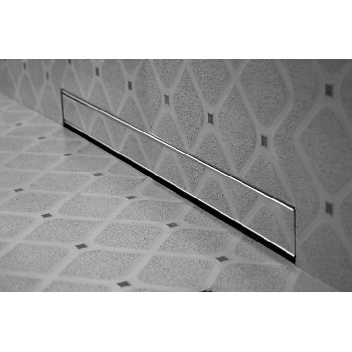 W-Drain 2w1 Odpływ liniowy ścienny 80 cm dwustronny chrom
