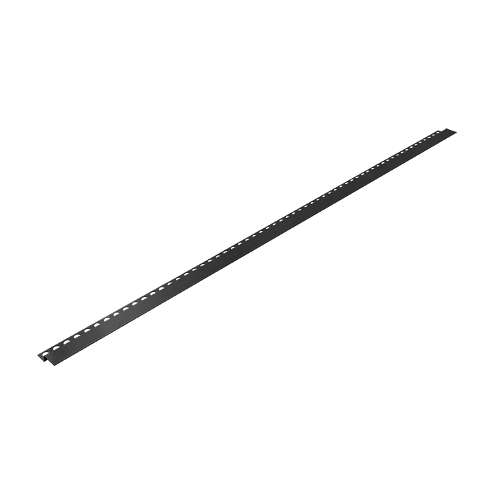 Listwa spadkowa podłogowa czołowa 130 cm czarna