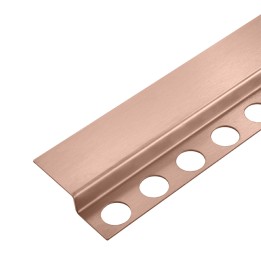 Listwa spadkowa podłogowa czołowa 130 cm miedziana – Balneo
