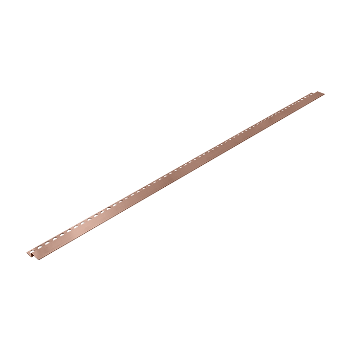 Listwa spadkowa podłogowa czołowa 130 cm miedziana – Balneo