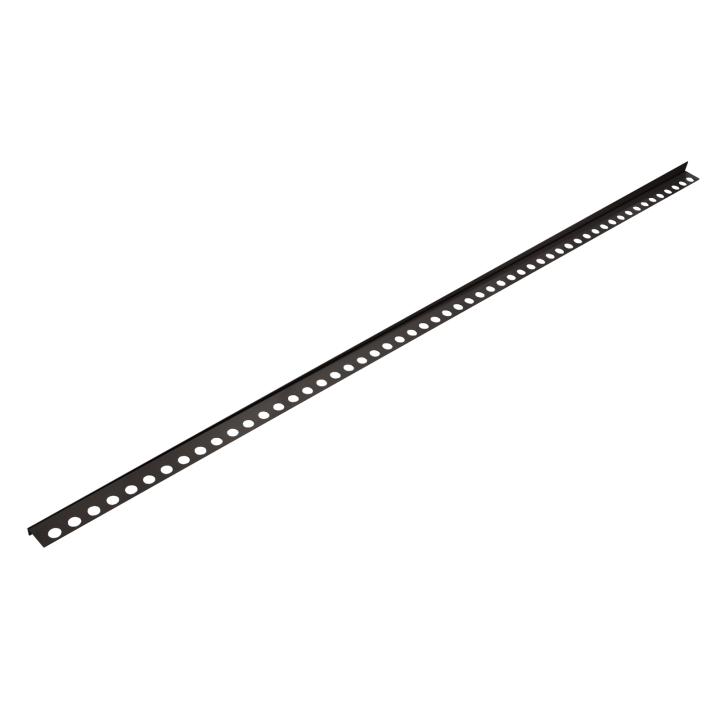 Listwa spadkowa podłogowa lewa 120 cm czarna – Balneo
