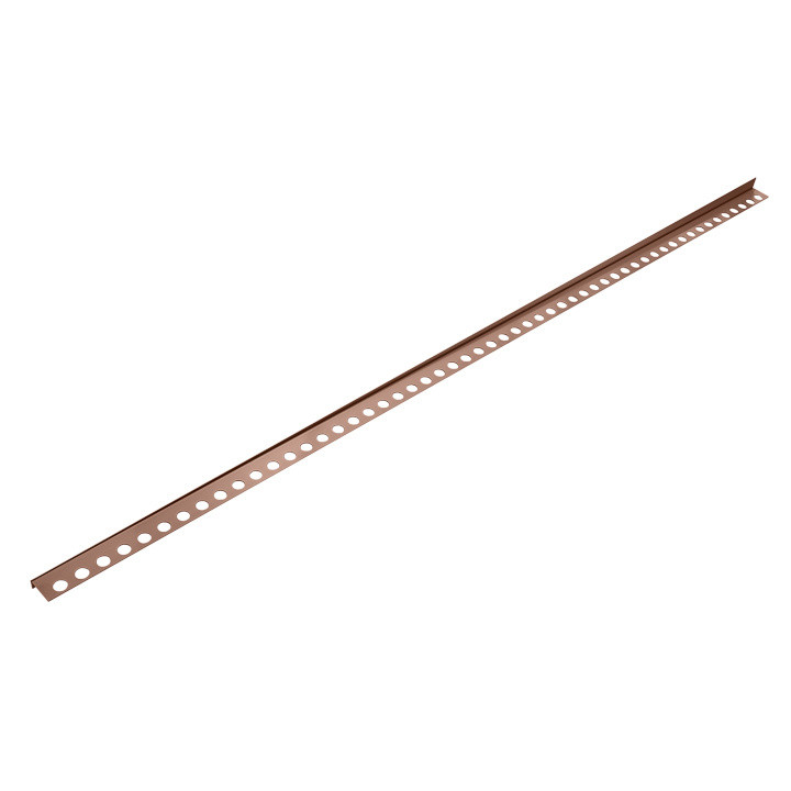 Listwa spadkowa podłogowa lewa 120 cm miedziana – Balneo