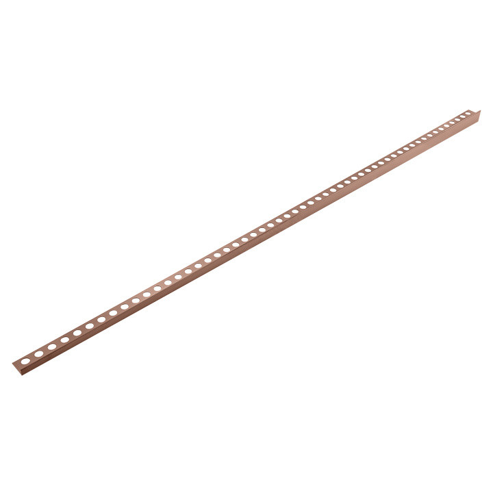 Listwa spadkowa podłogowa lewa 120 cm miedziana – Balneo