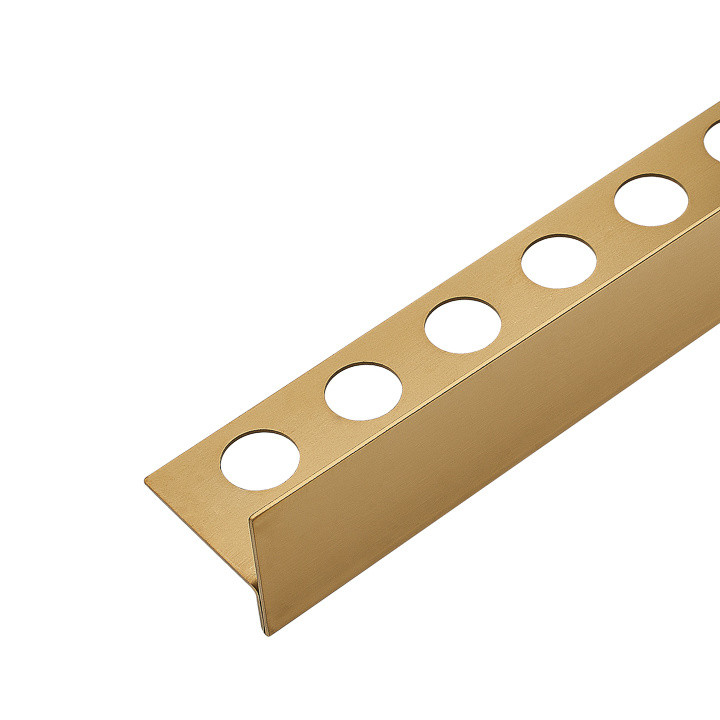 Listwa spadkowa podłogowa lewa 120 cm złota