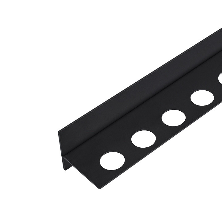 Listwa spadkowa podłogowa prawa 120 cm czarna – Balneo