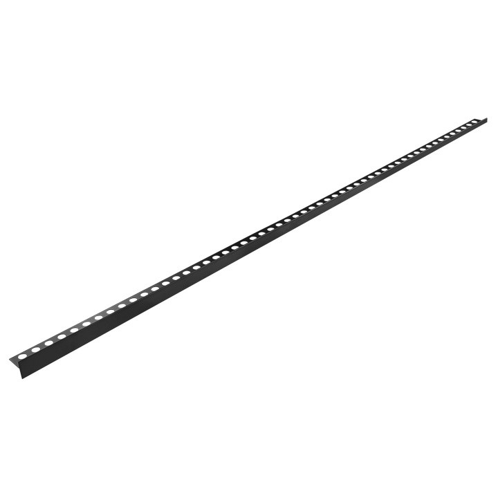 Listwa spadkowa podłogowa prawa 120 cm czarna – Balneo