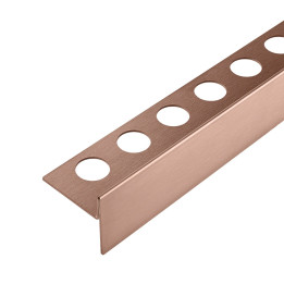 Listwa spadkowa podłogowa prawa 120 cm miedziana – Balneo