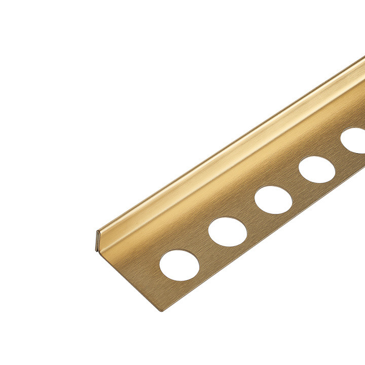 Listwa spadkowa podłogowa prawa 120 cm złota – Balneo