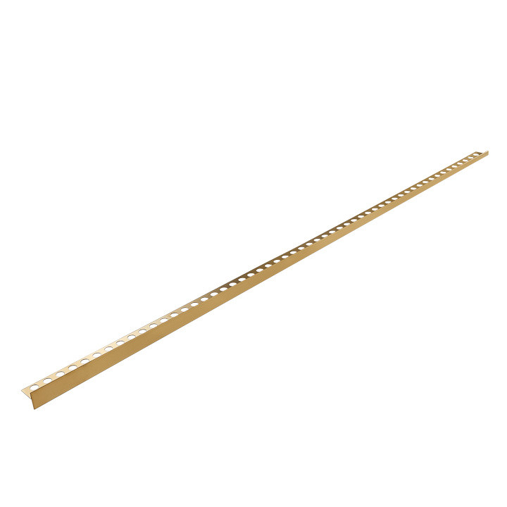 Listwa spadkowa podłogowa prawa 120 cm złota – Balneo