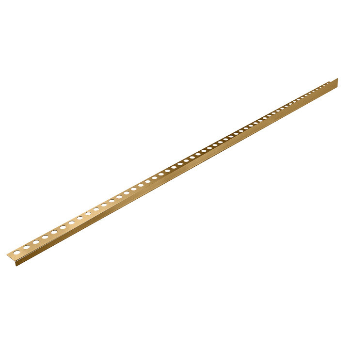 Listwa spadkowa podłogowa prawa 120 cm złota – Balneo
