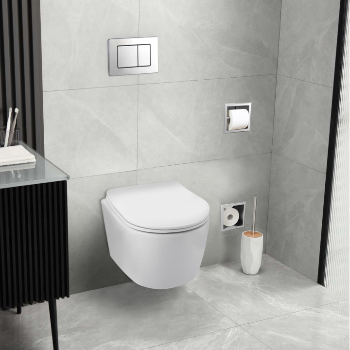 Miska podwieszana LUXA WC biała – Balneo