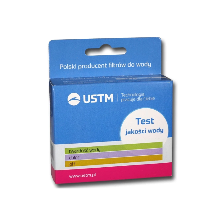 Paskowy tester twardości i odczynu wody oraz wolnego chloru USTM TEST-1
