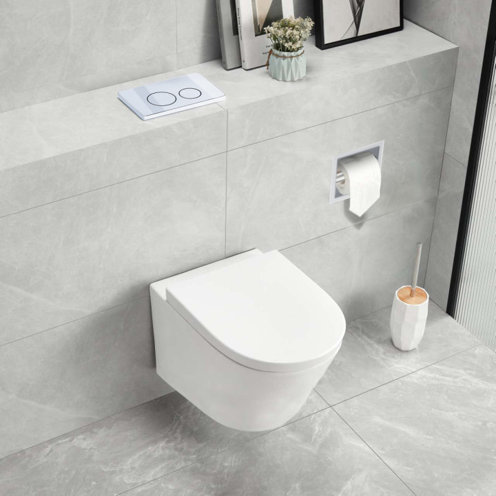 Przycisk spłukujący do WC OXO chrom – Balneo