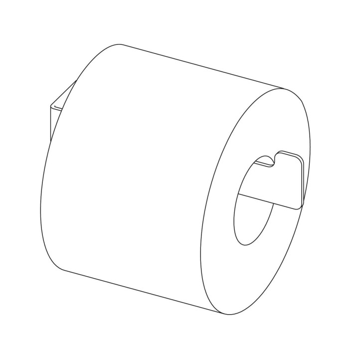 Uchwyt na papier toaletowy ścienny nero ADM N211 – Deante