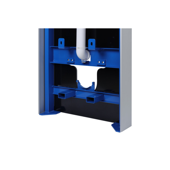 Stelaż natynkowy WC szklany czarny Fix-Frame Glass Black – Balneo