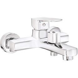 Bateria wannowa ścienna chrom BLO 010M