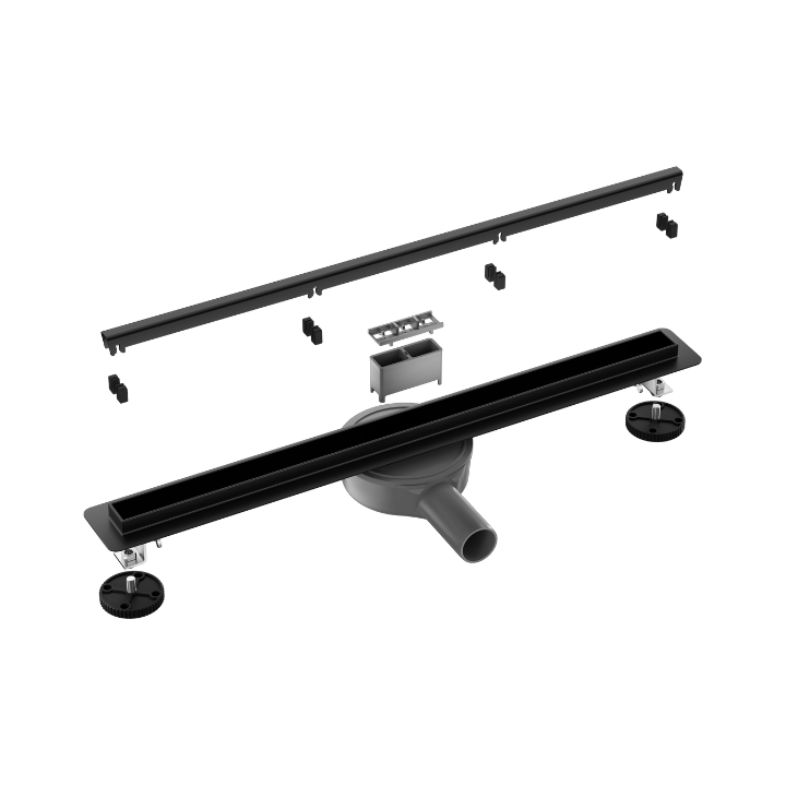 Slim&Low ProLine Black Odpływ liniowy 70 cm czarny – Balneo