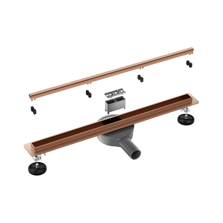 Slim&Low ProLine Copper Odpływ liniowy 60 cm miedziany – Balneo