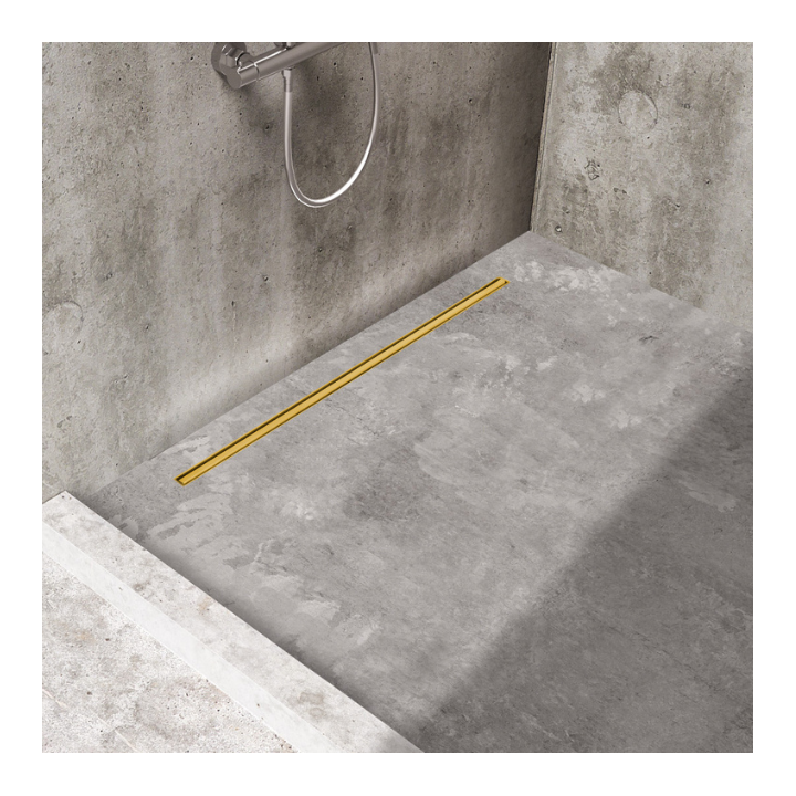 Slim&Low ProLine Gold Odpływ liniowy 60 cm złoty – Balneo