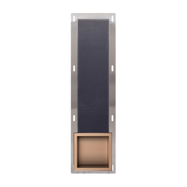 WALL-BOX PAPER 3 Copper - Magazynek na papier miedziany – Balneo