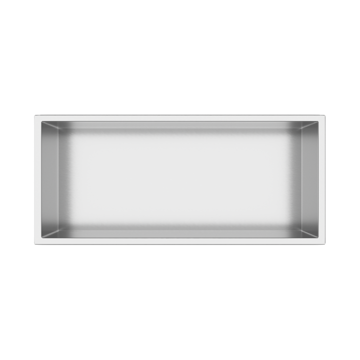 WALL-BOX ONE Inox Półka wnękowa ze stali nierdzewnej 45x20x10 cm