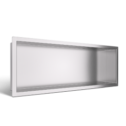 WALL-BOX ONE Inox Półka wnękowa ze stali nierdzewnej 60x20x10 cm